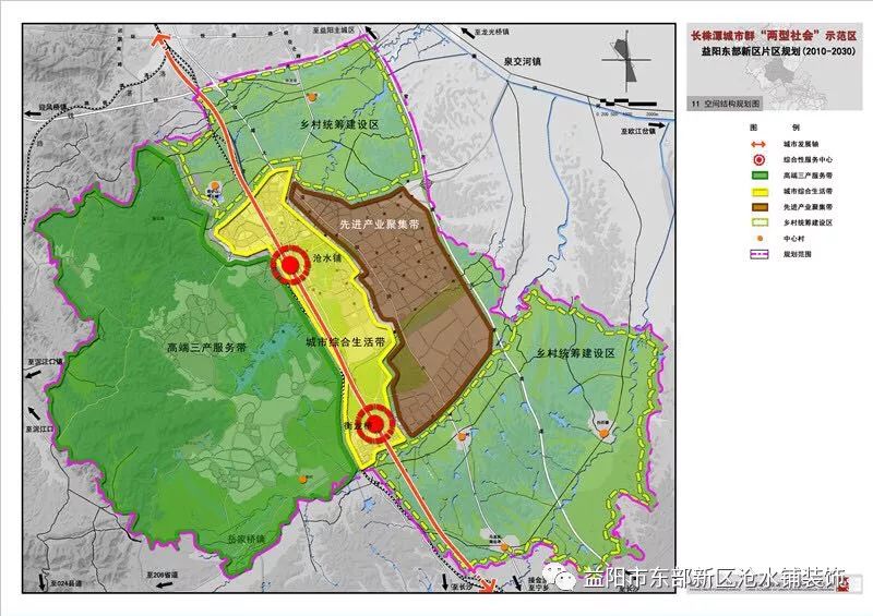 益阳城市规划2030,益阳2035年城市规划图 湖南省益阳市东部新区2018年概念规划