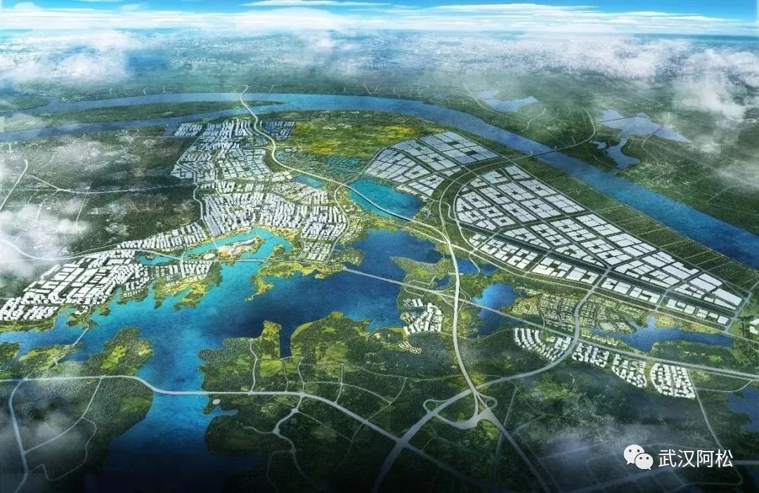 规划的北湖生态新城将主打生态牌,打造白玉居住组团,严西湖特色小镇