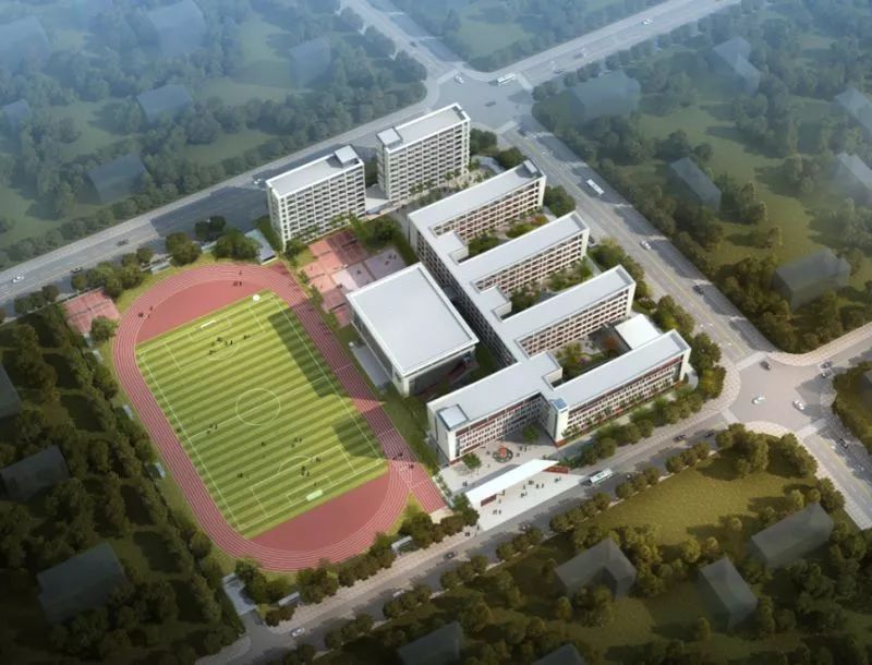 新阳西中学:位于东孚街道孚安路和后祥西路交叉口西南侧,60班规模的