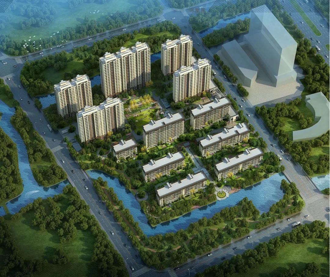 台升御景园鸟瞰图
