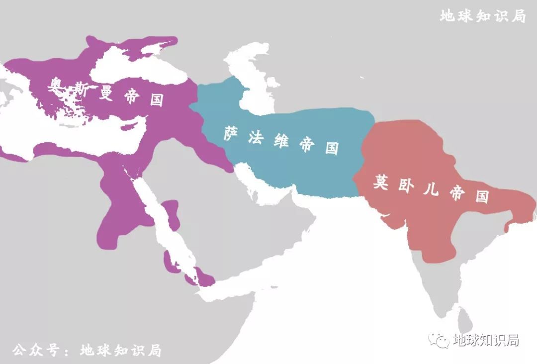 萨法维王朝东边处于中亚的阿富汗和图兰低地以及南亚的莫卧儿帝国进行