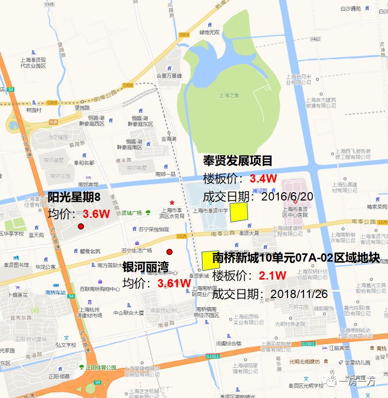 与之对比 南桥新城10单元07a-02区域地块,日后售价的空间相对较大.