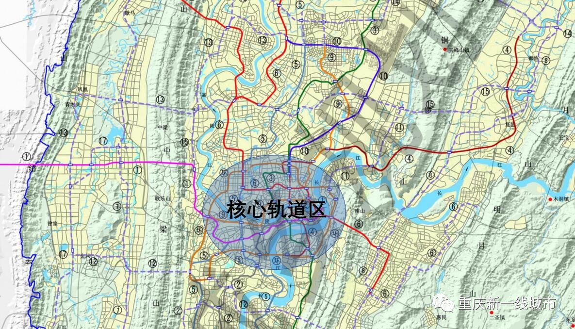 重庆渝北规划图2020,重庆渝北控规图2020 重磅!看重庆未来三年的规划图,这个圈里的市民有福了!