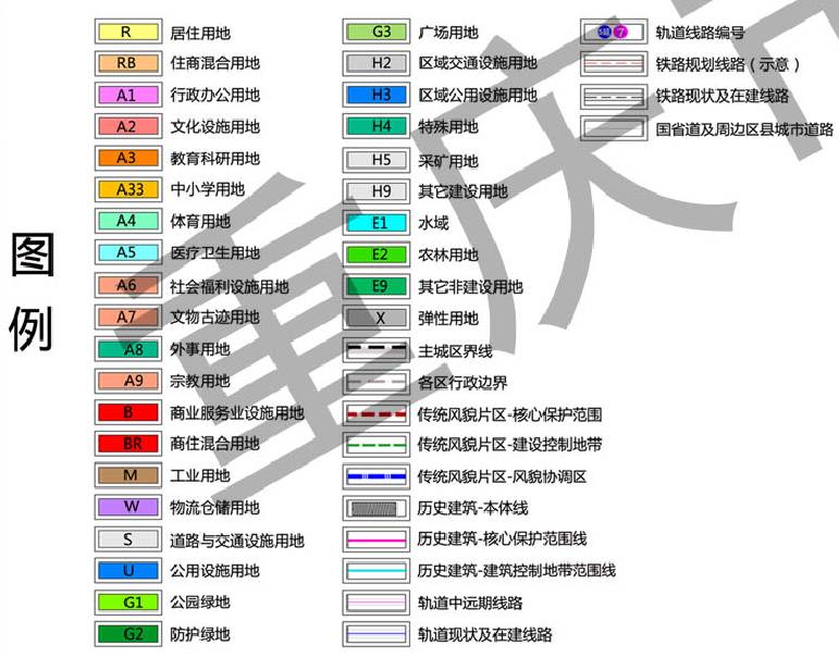 △控规图例
