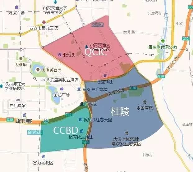 图|曲江二期板块划分图