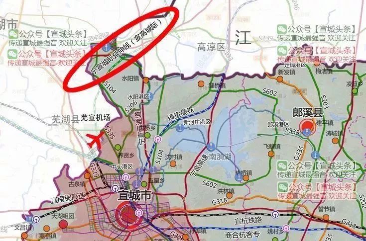 宣城市规划图