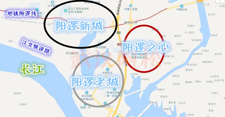 阳逻楼市板块图