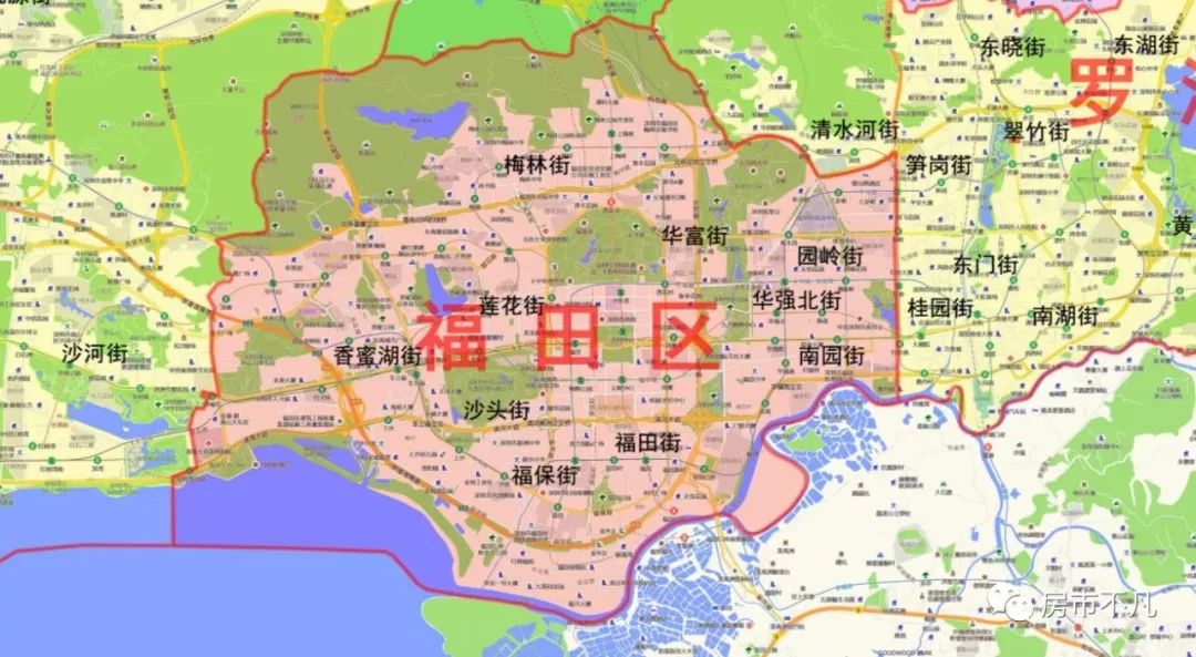 主讲 健安 三,传统强者福田 福田区作为深圳的政治,经济,文化中心