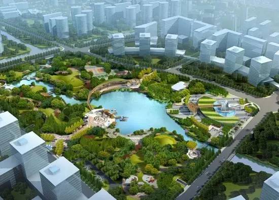 丁兰新城鸟瞰示意图