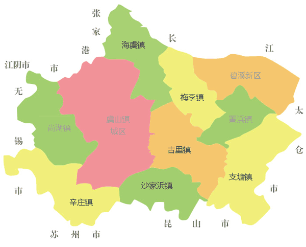 苏州到常熟的第一站,跟苏州主城紧紧相连,就在的s4