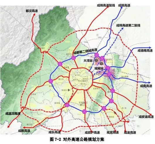 成绵复线路线图,成绵高速扩容线路图_大山谷图库