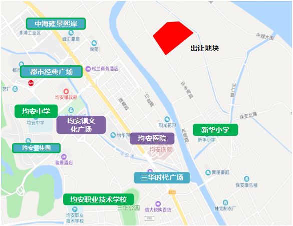 地块位置:顺德区均安镇新均榄路以南,华丰中路以东地块